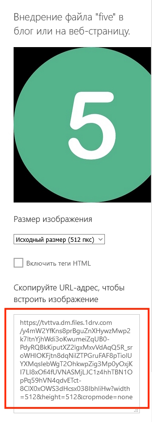 Копируем код внедрения на страницу для Power BI