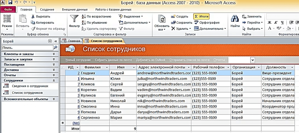 Как вести базу клиентов в excel пример